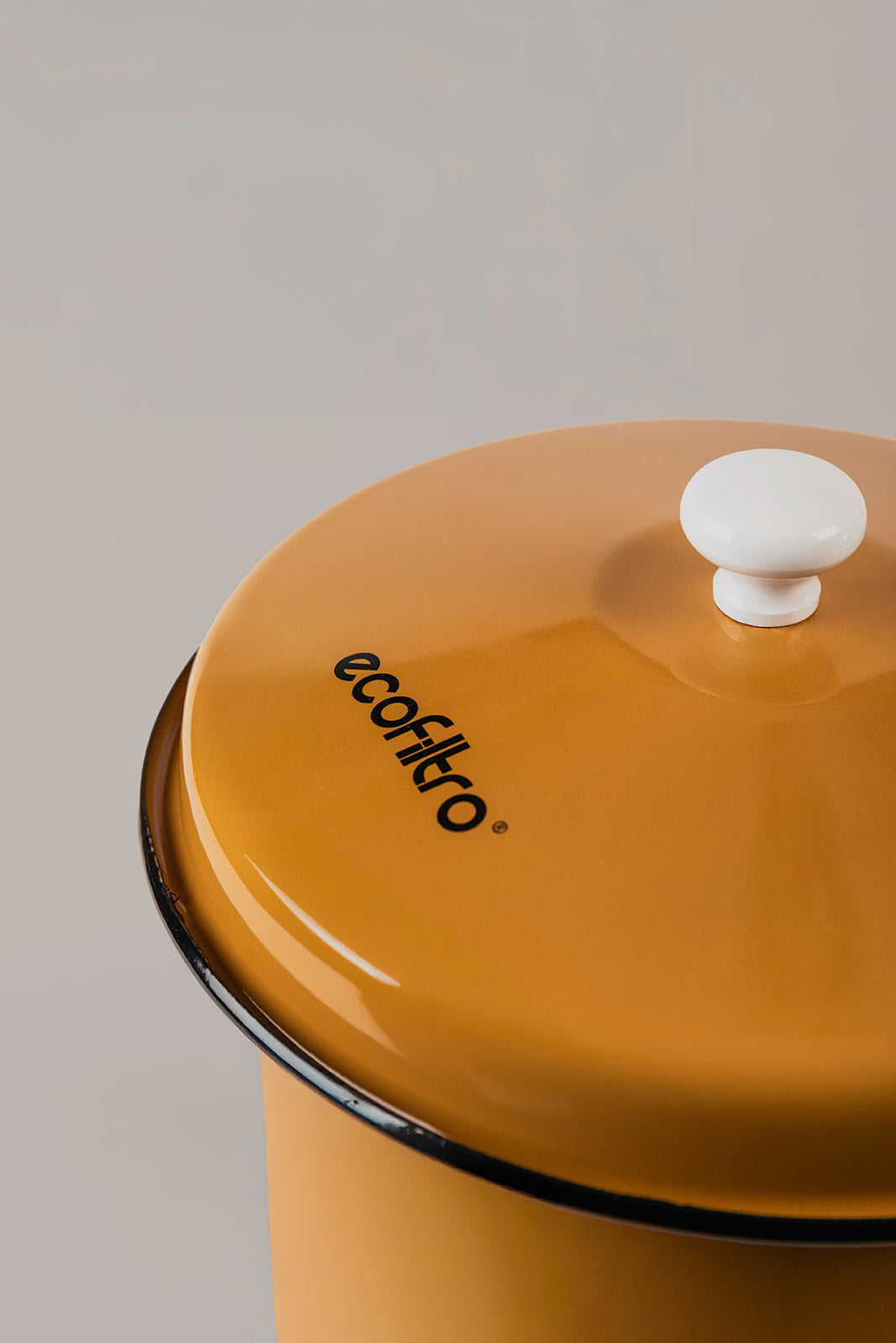 Mini Ecofiltro Acero Vitrificado Amarillo