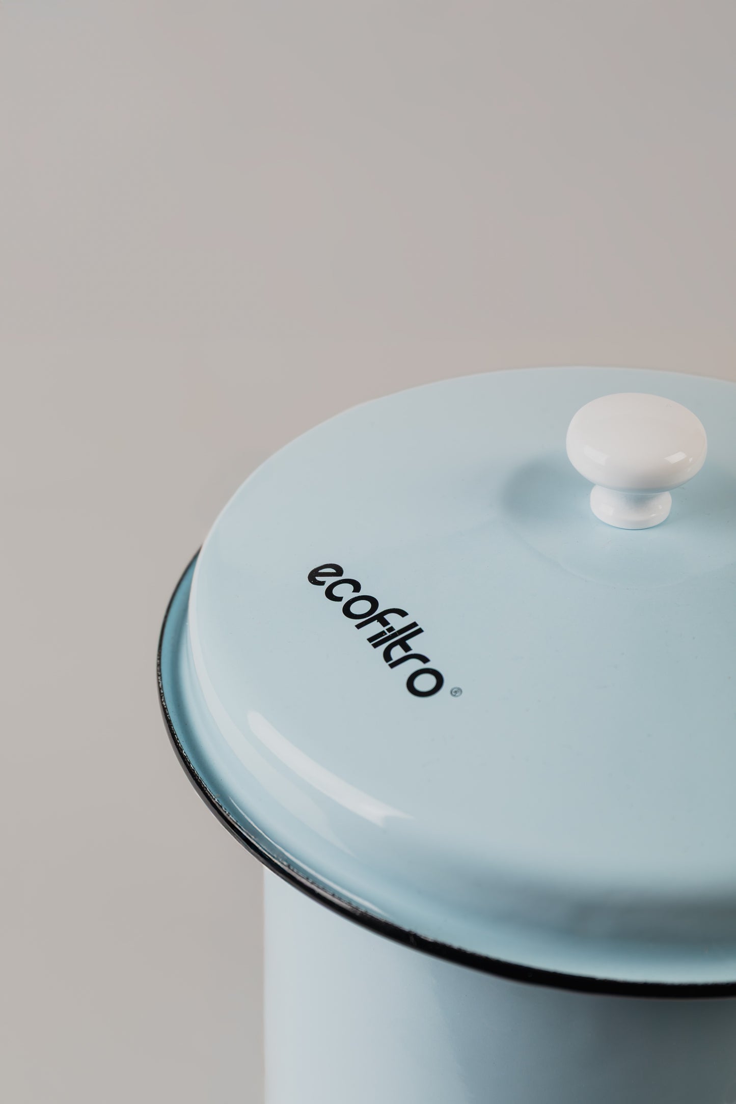 Mini Ecofiltro Acero Vitrificado Celeste