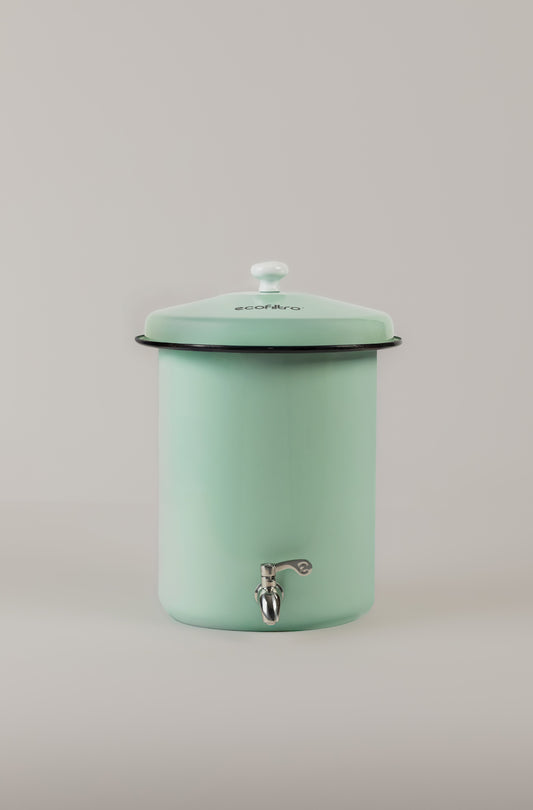 Mini Ecofiltro Acero Vitrificado Menta