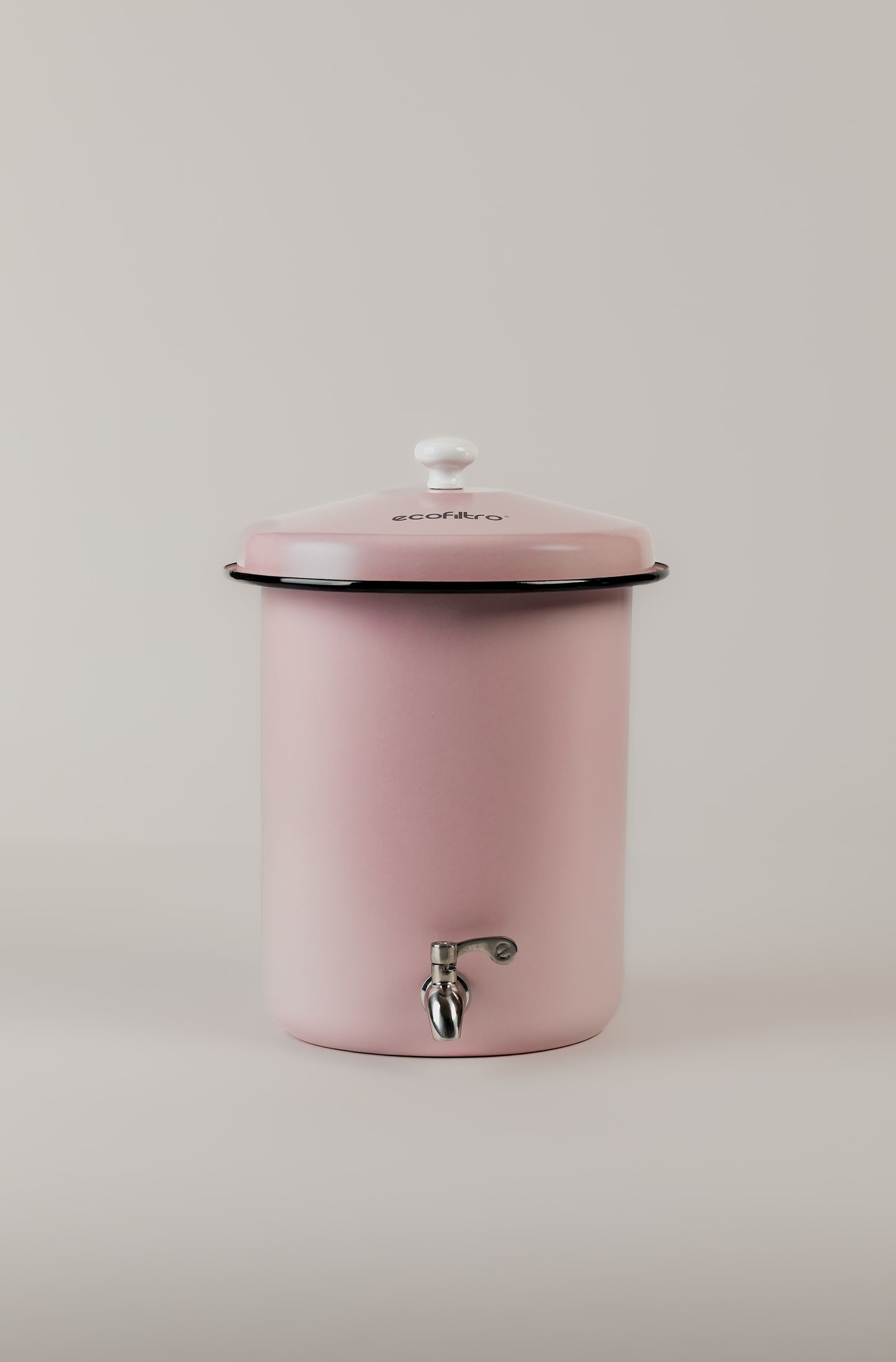 Mini Ecofiltro Acero Vitrificado Rosado