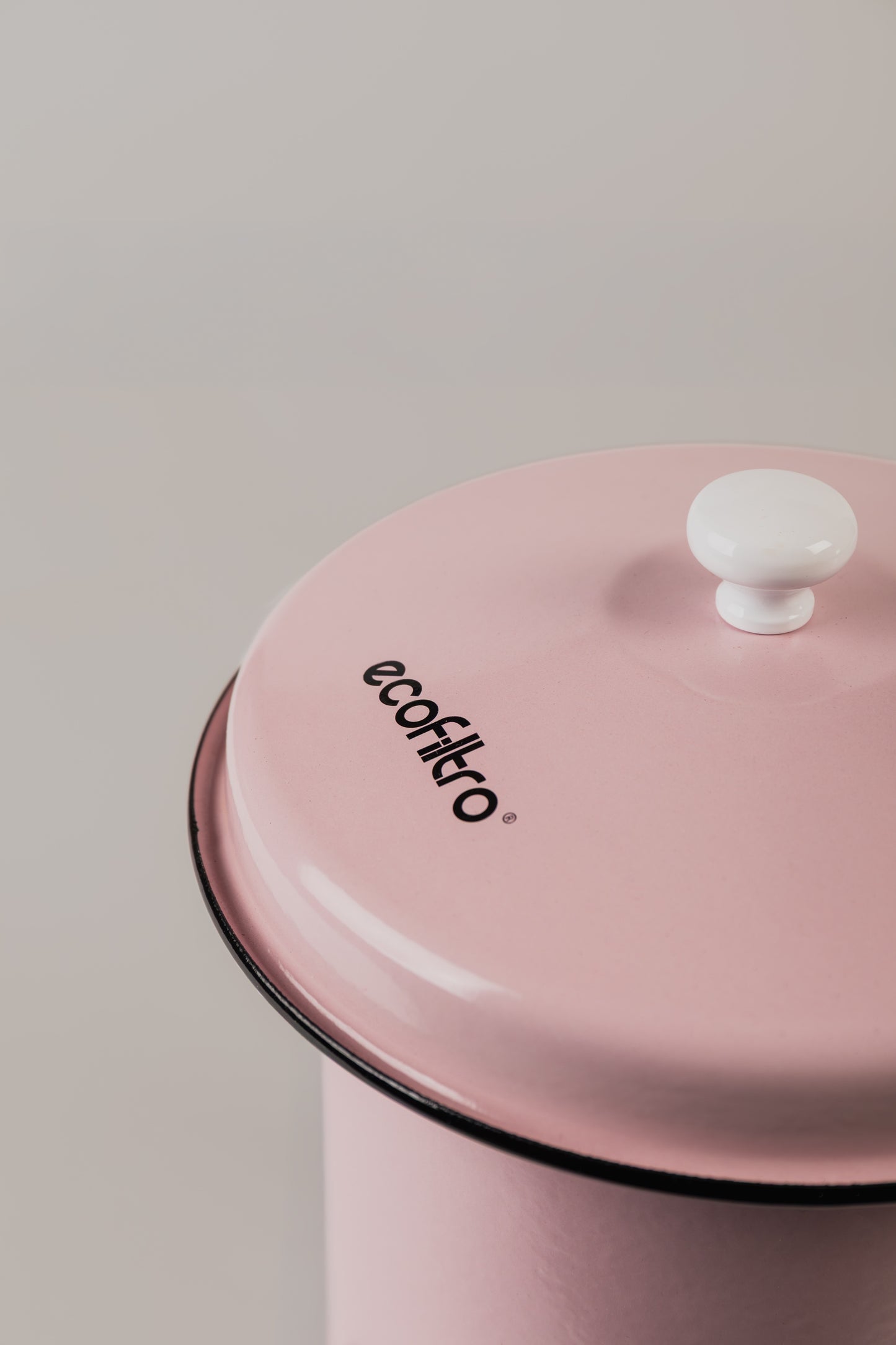 Mini Ecofiltro Acero Vitrificado Rosado