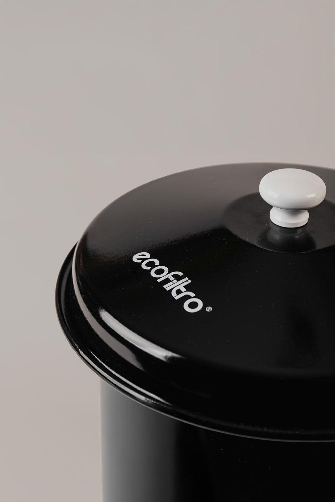 Mini Ecofiltro Acero Vitrificado Negro