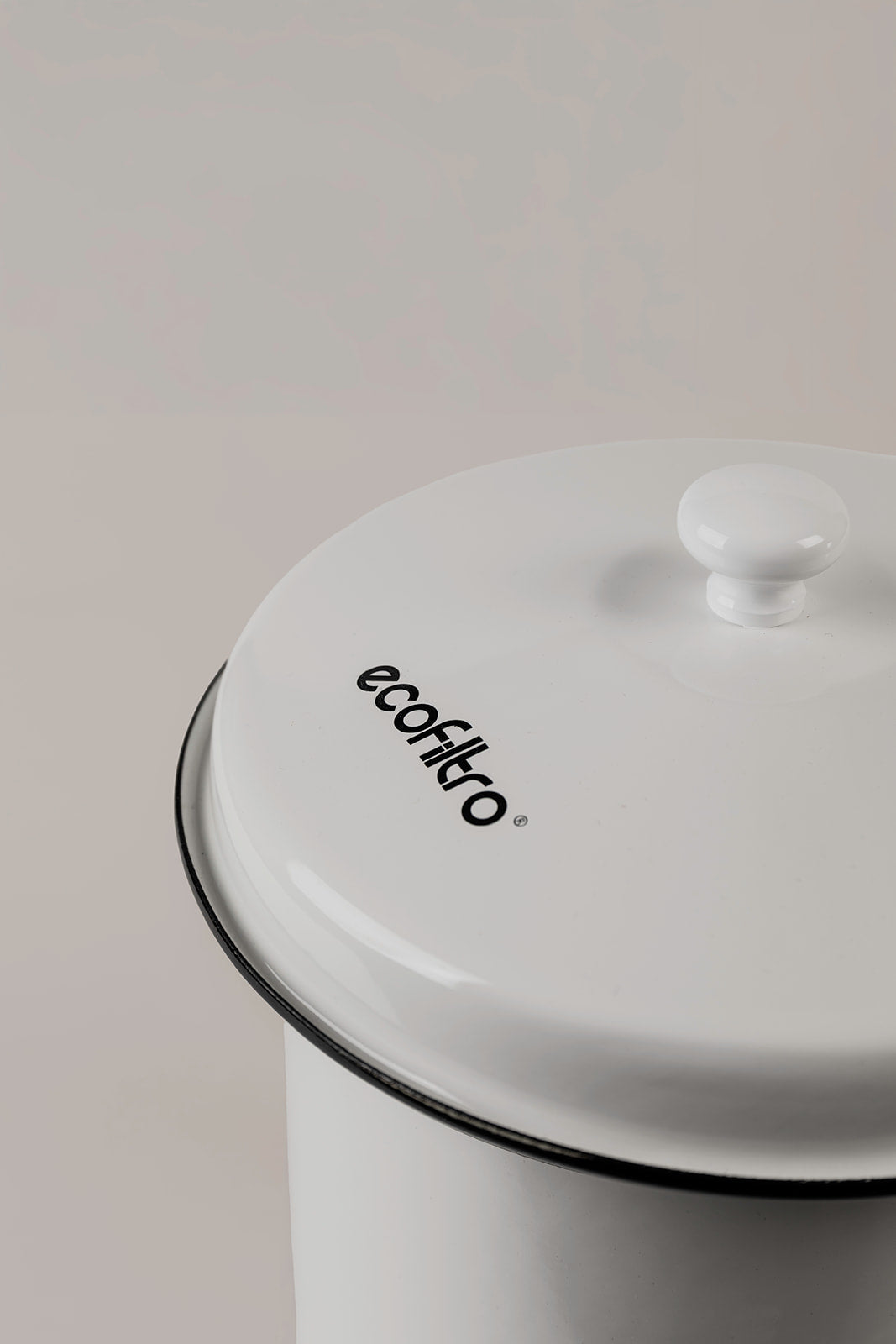 Mini Ecofiltro Acero Vitrificado Blanco