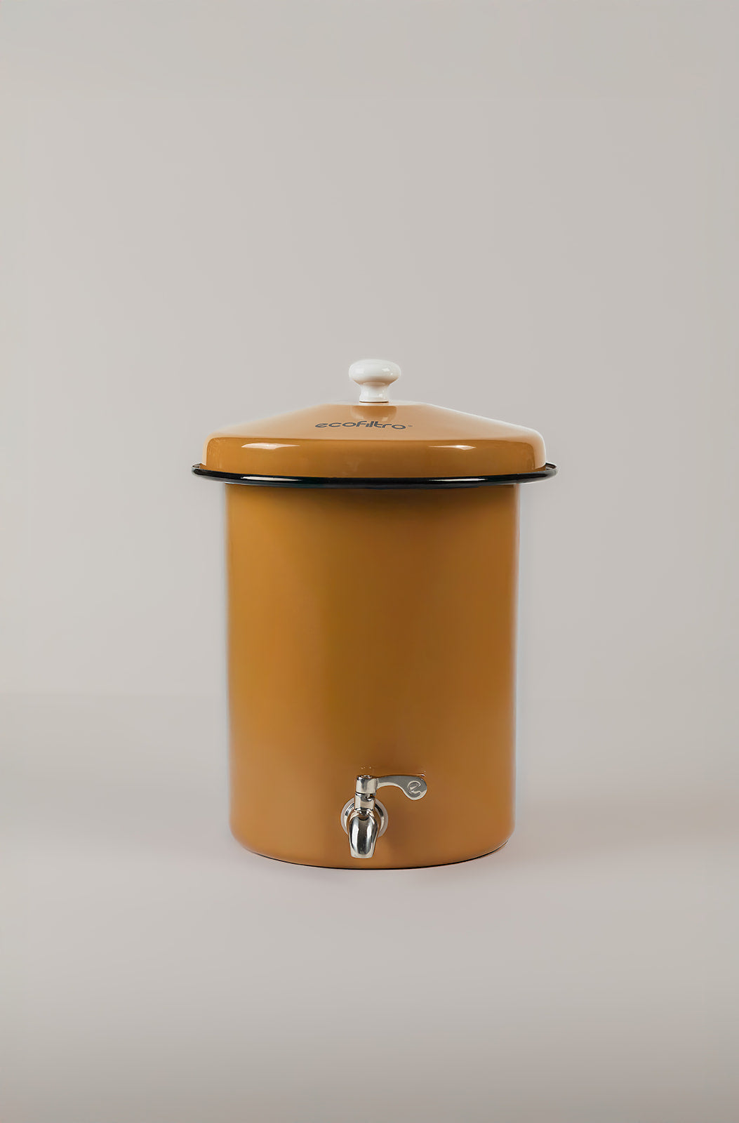 Mini Ecofiltro Acero Vitrificado Amarillo